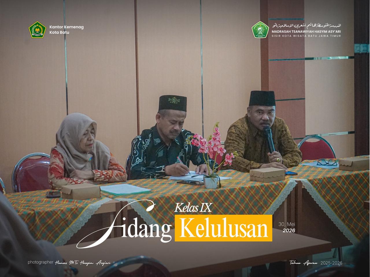 Tentukan Masa Depan Siswa Kelas IX, MTs Hasyim Asy’ari Gelar Sidang Kelulusan TP 2025/2026